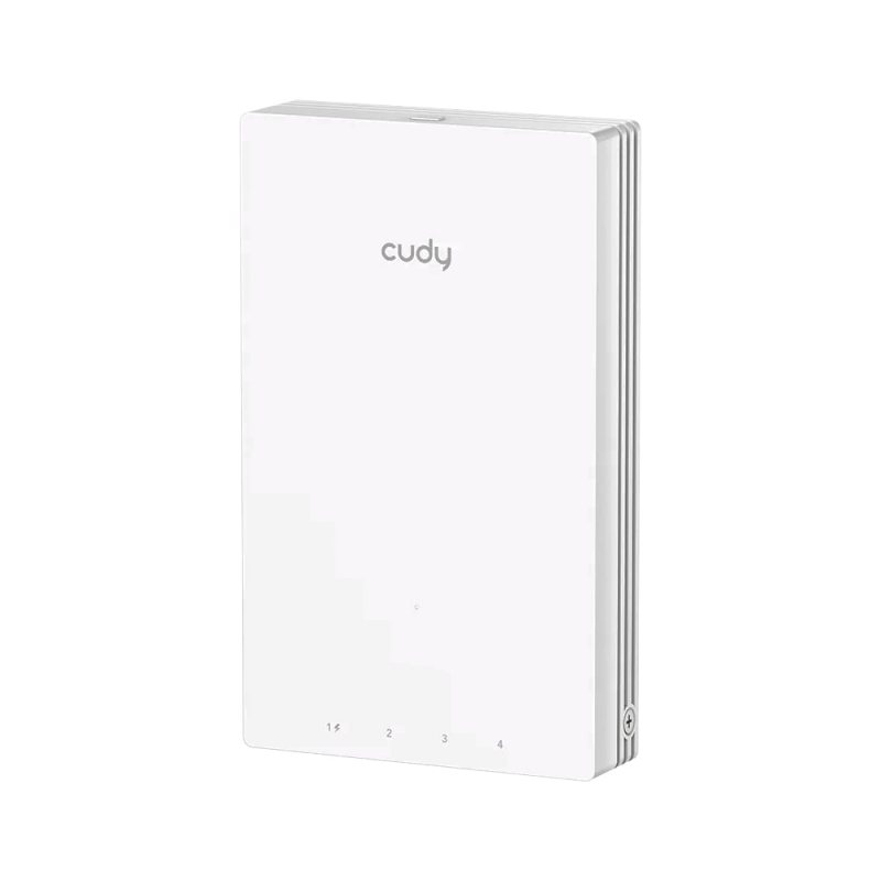Точка доступу настінна WiFi 6 Cudy AP3000 Wall з підтримкою Mesh дводіапазонна гігабітна AX3000