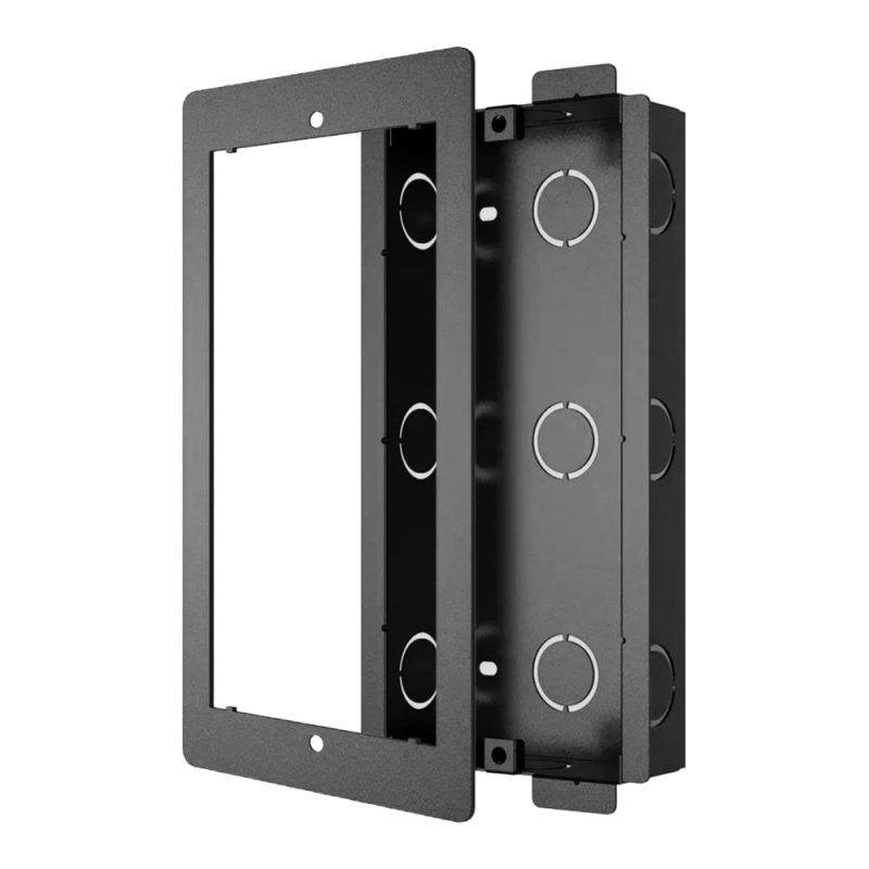 Монтажний комплект для врізного монтажу панелей виклику серій R20K та R20B Akuvox Black Монтажний комплект для врізного монтажу панелей виклику серій R20K та R20B Akuvox Black