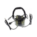 Активні захисні навушники Earmor M32 MARK3 DUAL COM (FG) Olive з гарнітурою Активні захисні навушники Earmor M32 MARK3 DUAL COM (FG) Olive з гарнітурою