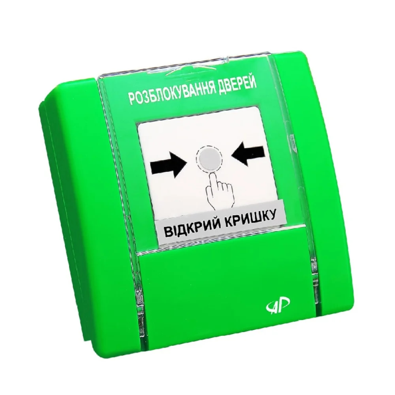 Пристрій ручного керування Артон РУПД-04 НЗ «Розблокування дверей» зелений Пристрій ручного керування Артон РУПД-04 НЗ «Розблокування дверей» зелений