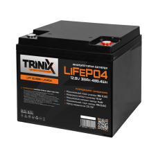 Акумуляторна батарея літій-залізо-фосфатна 12В 38А*год Trinix 12V38Ah LiFePO4