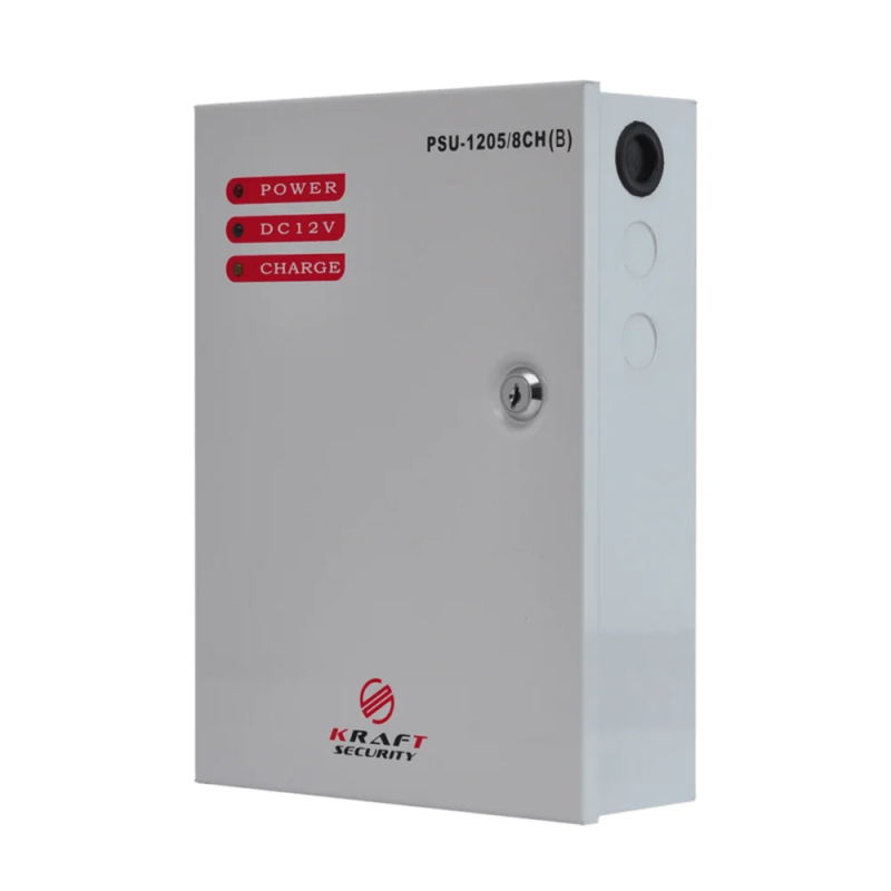 Джерело безперебійного живлення Kraft PSU-1205/8CH(B) Джерело безперебійного живлення Kraft PSU-1205/8CH(B)