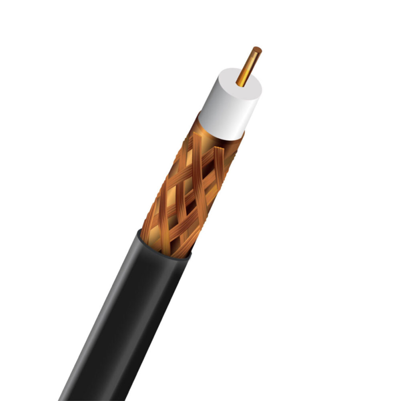 Кабель коаксіальний RG-59 (3C-2V) CU 0.8mm Outdoor Trinix 100m Кабель коаксіальний RG-59 (3C-2V) CU 0.8mm Outdoor Trinix 100m