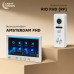 Комплект відеодомофона Light Vision: домофон 7“ AMSTERDAM FHD White та відеопанель 2Mp White